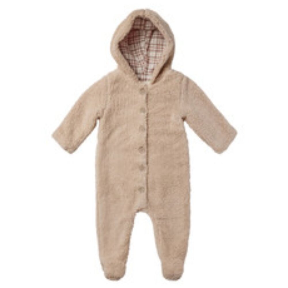 Rylee + Cru shearling bear suit size 18-24M